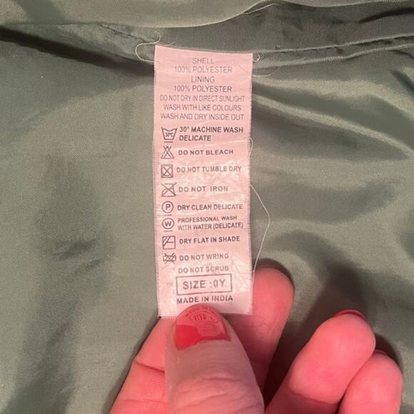 United Colors of Benetton Baby Toddler Puffer Vest Green & Blue Details sz 0-12M - Picture 5 of 6